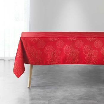 Home Tablecloth Douceur d intérieur ARTIFICE Red / Et / Gold