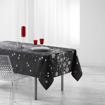 Home Tablecloth Douceur d intérieur CONSTELLATION Grey / Anthracite