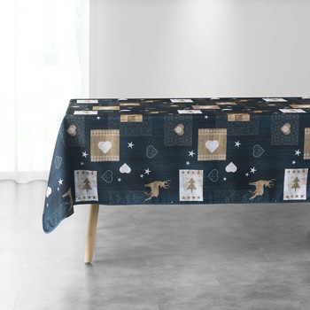Home Tablecloth Douceur d intérieur AUGUSTIN Blue