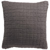 Home Cushions covers Vivaraise SWAMI Grey / Asphalt 