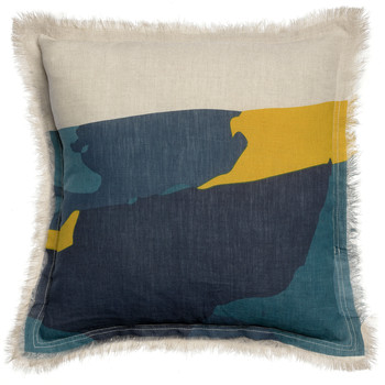 Home Cushions covers Vivaraise ZEFF NAIA Blue / Ink