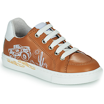 Shoes Boy Low top trainers GBB MAKERO Brown