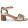 Shoes Women Sandals JB Martin SALSA Leather / Tresse / Gold
