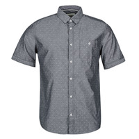 Clothing Men Short-sleeved shirts Tom Tailor REGULAR STRUCTURED SHIRT Marine / Mottled