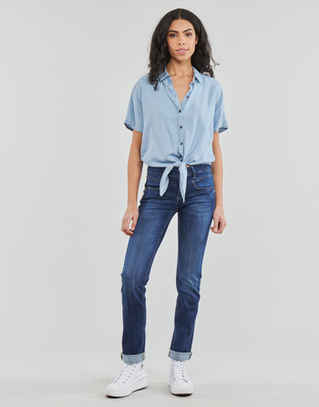 Clothing Women Straight jeans Freeman T.Porter MADIE S-SDM Blue