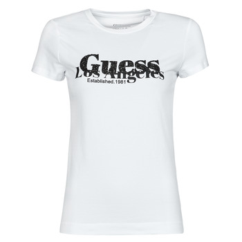Clothing Women Short-sleeved t-shirts Guess SS CN ASTRELLE TEE White