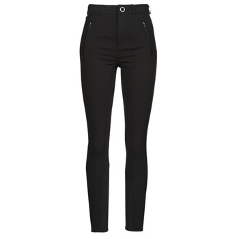 Clothing Women 5-pocket trousers Guess GRETA SKINNY PANTS Black