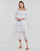 Clothing Women Long Dresses Guess 3 QTR SLV AMBERLEE DRESS White
