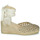 Shoes Women Espadrilles JB Martin VISALIA Tresse / Gold