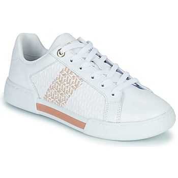 Shoes Women Low top trainers Tommy Hilfiger TH MONOGRAM ELEVATED SNEAKER White / Pink