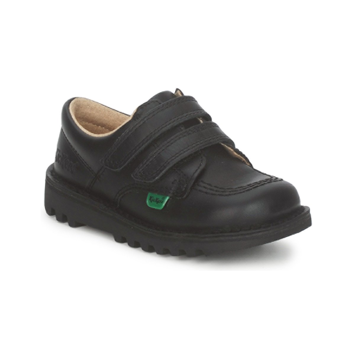 Shoes Children Low top trainers Kickers KICK LO VELCRO Black