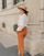 Clothing Women 5-pocket trousers Céleste MARRONNIER Camel