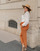 Clothing Women 5-pocket trousers Céleste MARRONNIER Camel
