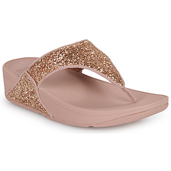 Shoes Women Flip flops FitFlop Lulu Glitter Pink / Gold