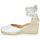 Shoes Women Espadrilles Castaner Carina White / Gold