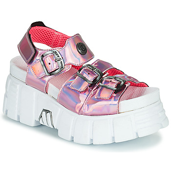 Shoes Women Sandals New Rock DISCO HOLO Pink / Iris