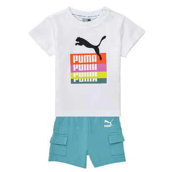 Clothing Children Sets & Outfits Puma MINICATS PRIME SHORT SET Multicolour