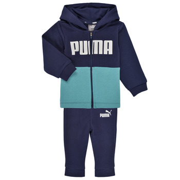 Clothing Children Sets & Outfits Puma MINICATS COLORBLOCK JOGGER Blue