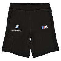 Clothing Boy Shorts / Bermudas Puma BMW MMS KIDS SWEAT SHORTS Black