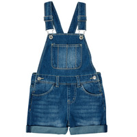 Clothing Girl Jumpsuits / Dungarees Levi's RAILROAD STRIPE SHORTALL Low / Down
