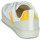 Shoes Children Low top trainers Veja Small V-10 Velcro White / Yellow