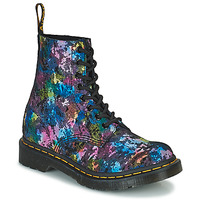 Shoes Women Mid boots Dr. Martens 1460 Pascal Black tutti Frutti Black / Multicolour