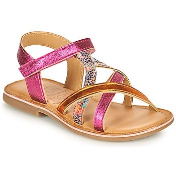 Shoes Girl Sandals Mod'8 CANISSA Pink / Orange