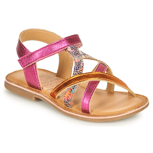 Shoes Girl Sandals Mod'8 CANISSA Pink / Orange