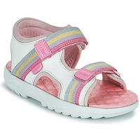 Shoes Girl Sandals Kickers SANDAL LTHR IF WHT Multicoloured