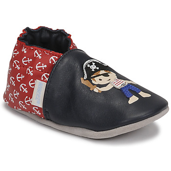 Shoes Boy Slippers Robeez CARIBBEAN BOY Marine / Red