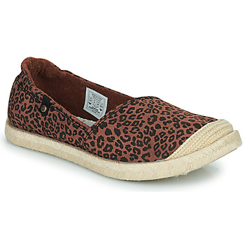 Shoes Women Espadrilles Roxy CORDOBA Brown / Leopard