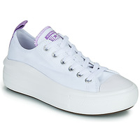 Shoes Girl Low top trainers Converse Chuck Taylor All Star Move Canvas Color Ox White