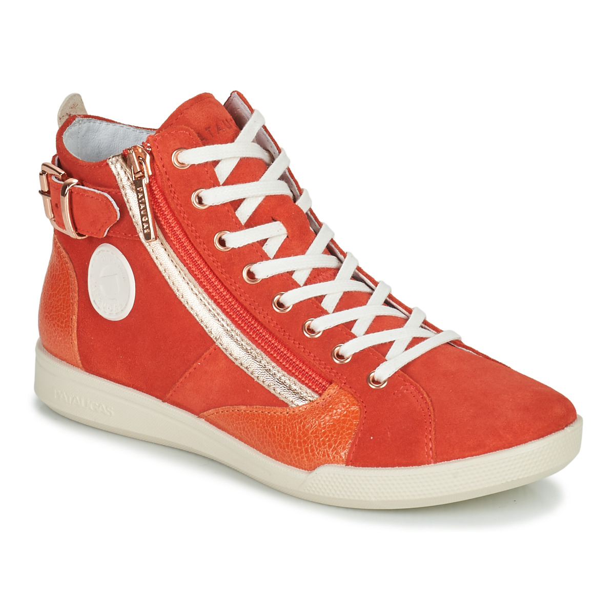 Shoes Women Hi top trainers Pataugas PALME Red