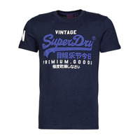 Clothing Men Short-sleeved t-shirts Superdry VL TEE Midnight / Blue