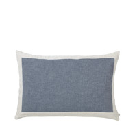 Home Cushions covers Broste Copenhagen MONA Navy blue