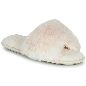 Shoes Women Slippers Isotoner 97335 Beige