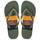 Shoes Men Flip flops Havaianas BRASIL TECH Kaki / Orange