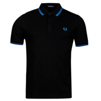 Clothing Men Short-sleeved polo shirts Fred Perry TWIN TIPPED FRED PERRY SHIRT Black / Blue