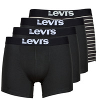 Underwear Men Boxer shorts Levi's SOLID BASIC X4 Black
