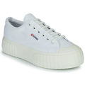 Superga  2631 STRIPE PLATEFORM  women's Shoes (Trainers) in White - S5111SW-A6L