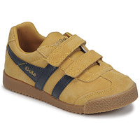 Shoes Children Low top trainers Gola HARRIER STRAP Mustard / Marine