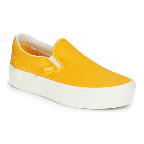 Shoes Women Slip-ons Vans Classic Slip-On Platform Yellow