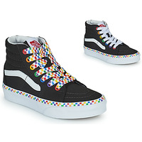 Shoes Girl Hi top trainers Vans SK8-Hi Black / Multicolour