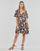Clothing Women Short Dresses Roxy SUNNY SUMMER Multicolour