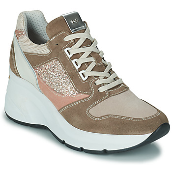 Shoes Women Low top trainers NeroGiardini E217981D-501 Brown / Pink