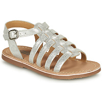 Shoes Girl Sandals Citrouille et Compagnie MAYANA Silver