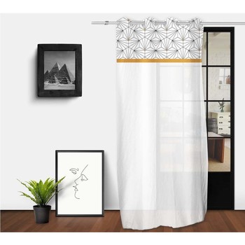 Home Sheer curtains Soleil D'Ocre OSIRIS White