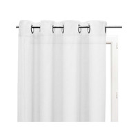 Home Sheer curtains Soleil D'Ocre PANAMA White