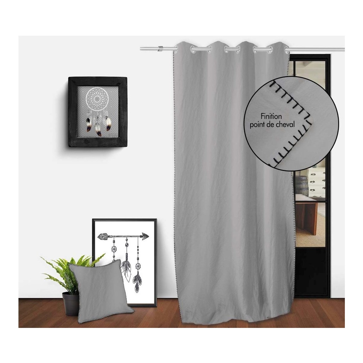 Home Curtains & blinds Soleil D'Ocre SPIRIT Grey
