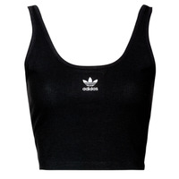 Clothing Women Tops / Sleeveless T-shirts adidas Originals TANK TOP  black